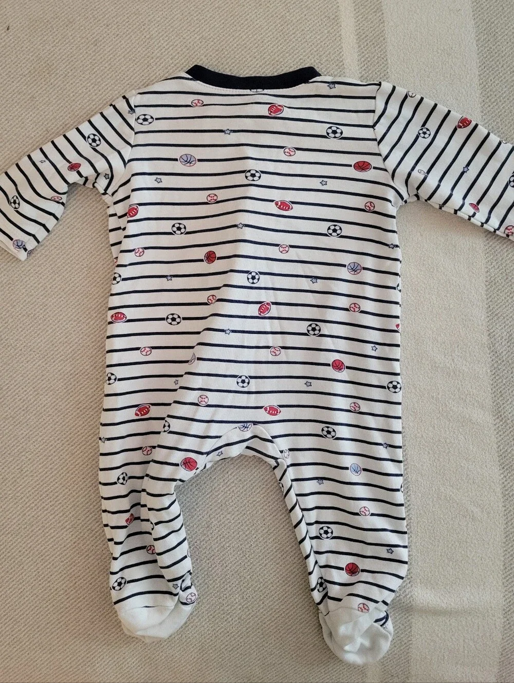 Lot of 2 Carters Pajama Sleepers Size 6 Months